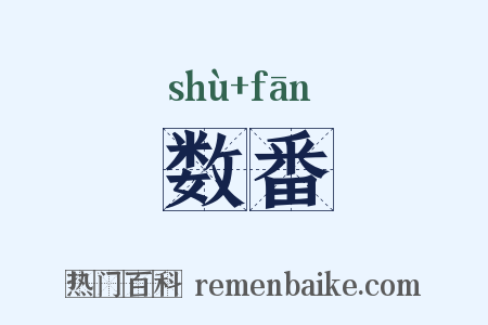 数番是什么意思的图片